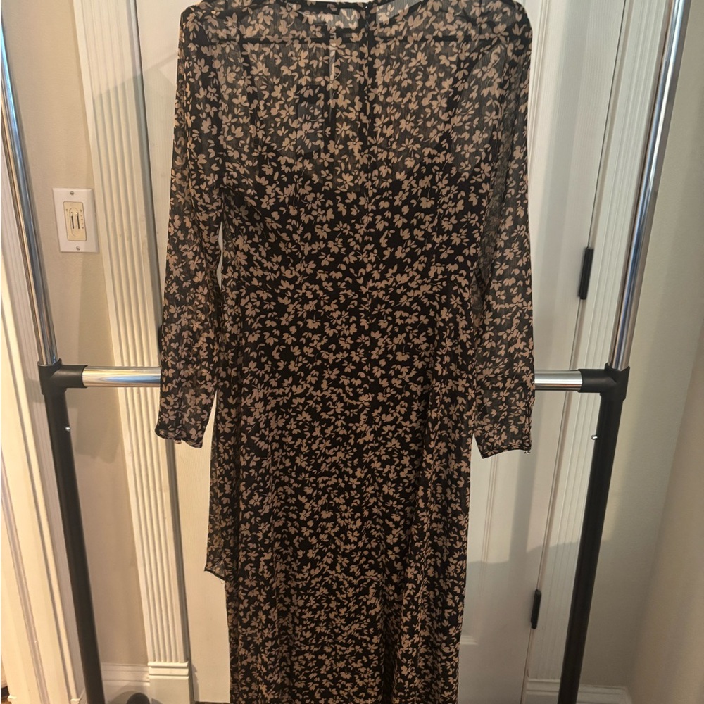 Tommy Hilfiger Cross Over Hem Midi Dress